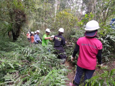 林業保育署宜蘭分署攜手羅東社大舉辦松羅湖山徑手作步道活動 打造安全登山環境 (2)